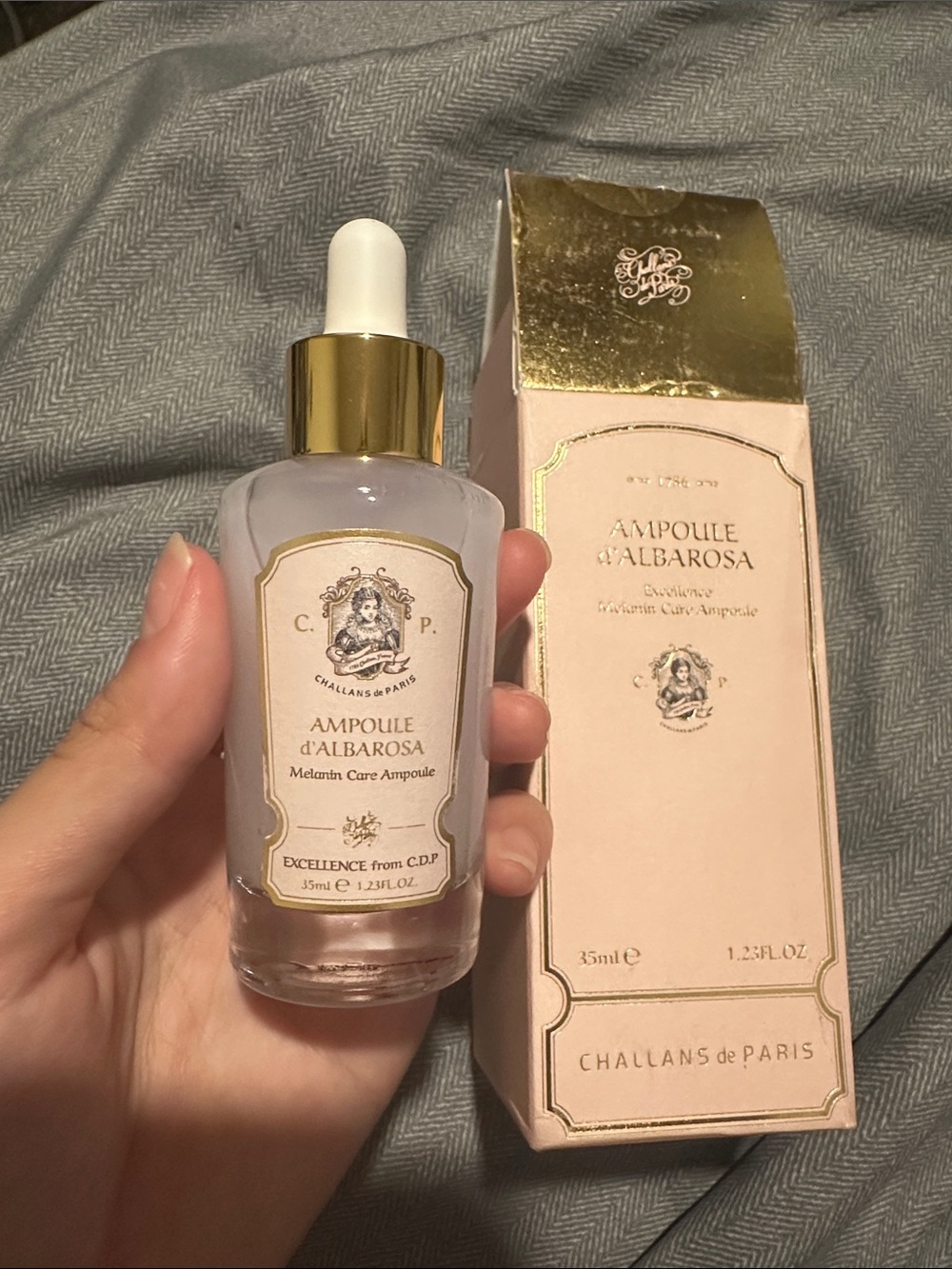 Ampoule d'Albarosa Melanin Care Ampoule - Pale Pink Box
